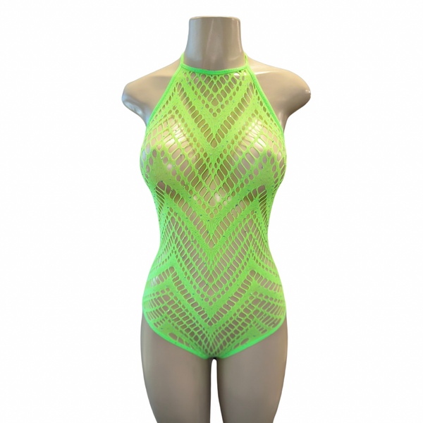 Romper Cut Out Lime