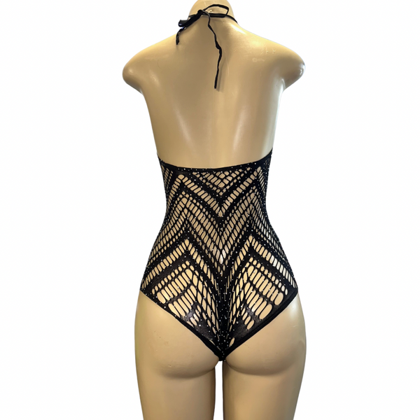 Romper Cut Out Black