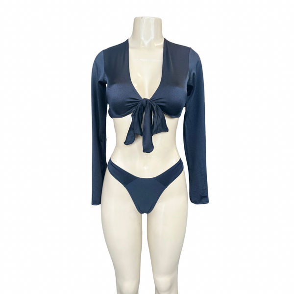 Front Tie Set Long Sleeves