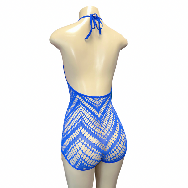 Romper Cut Out Blue