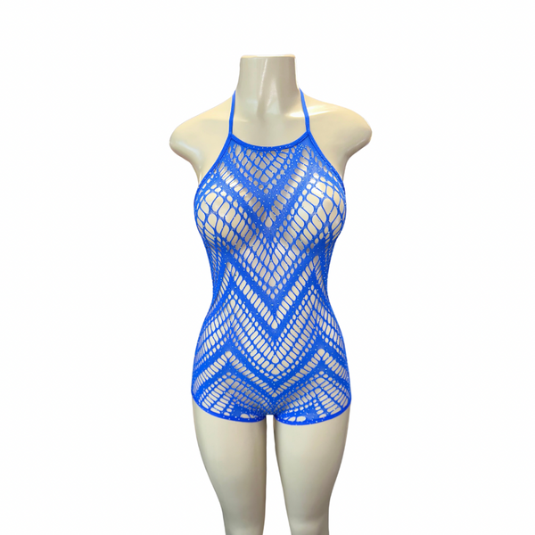 Romper Cut Out Blue