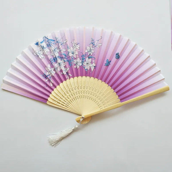 Floral Pink Fan