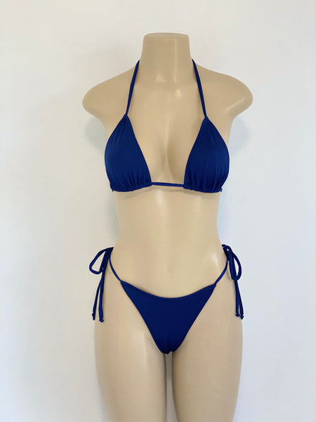 Indigo Bikini Set Thong Bottom