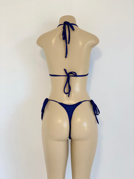 Indigo Bikini Set Thong Bottom