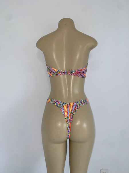 Geometric Multi-Color Bandeau Set