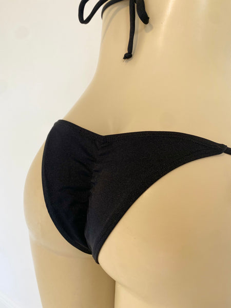 Black Bikini Set Butterfly Bottom