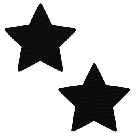 Matte Black Star Nipple Cover